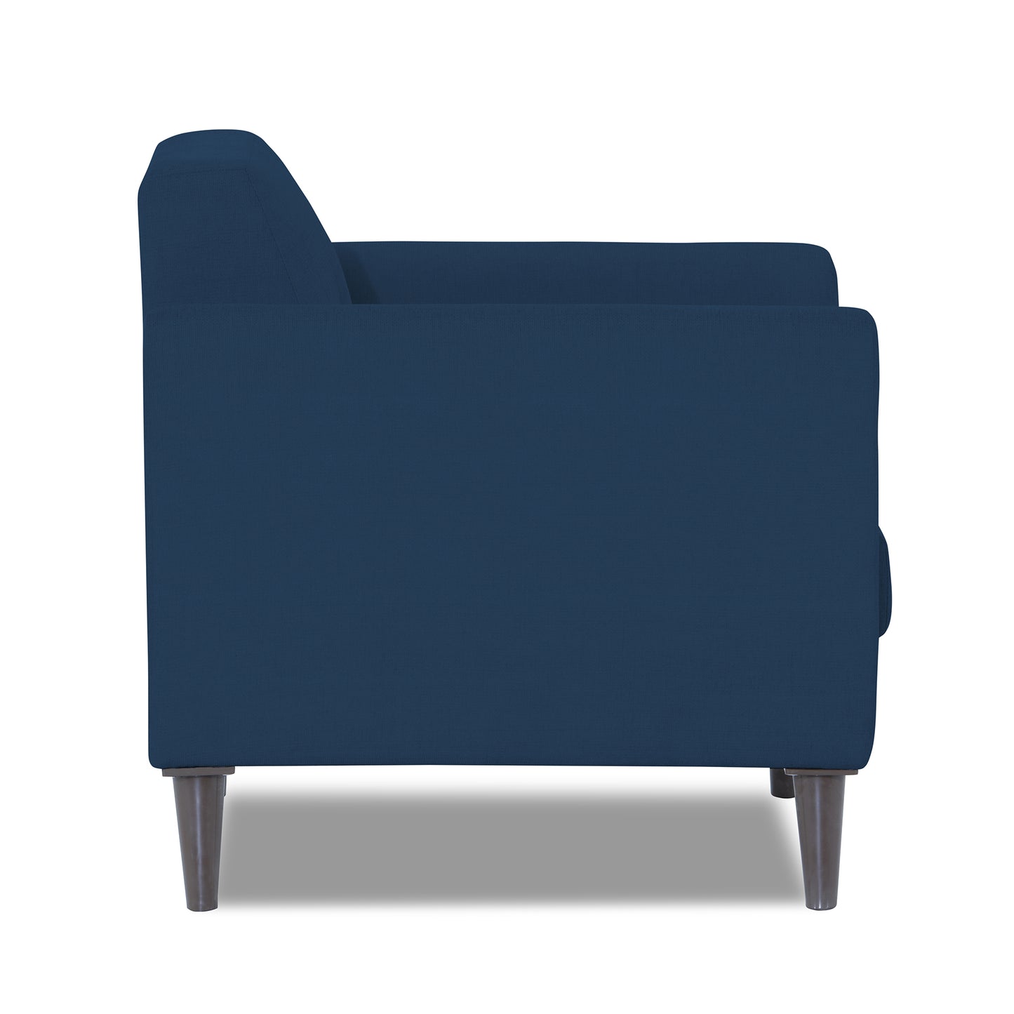 Adorn India Dannis 1 Seater Sofa (Blue) (3 Year Warranty)