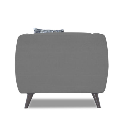 Adorn India Mason 1 Seater Sofa (Aqua Blue)