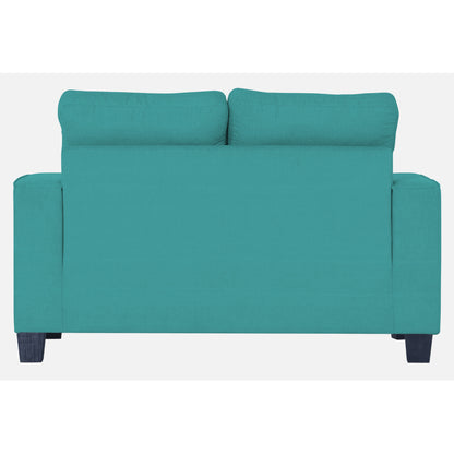 Adorn India Raptor 2 Seater Sofa (Aqua Blue)