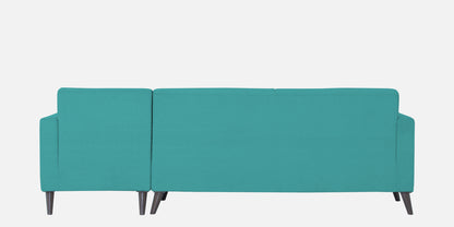 Adorn India Chilly L Shape 6 Seater Sofa Set RHS (Aqua Blue) (3 Year Warranty)