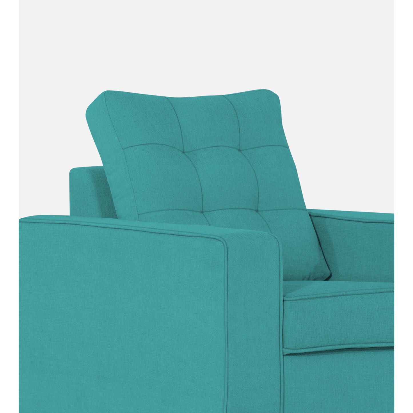 Adorn India Raptor 1 Seater Sofa (Aqua Blue)