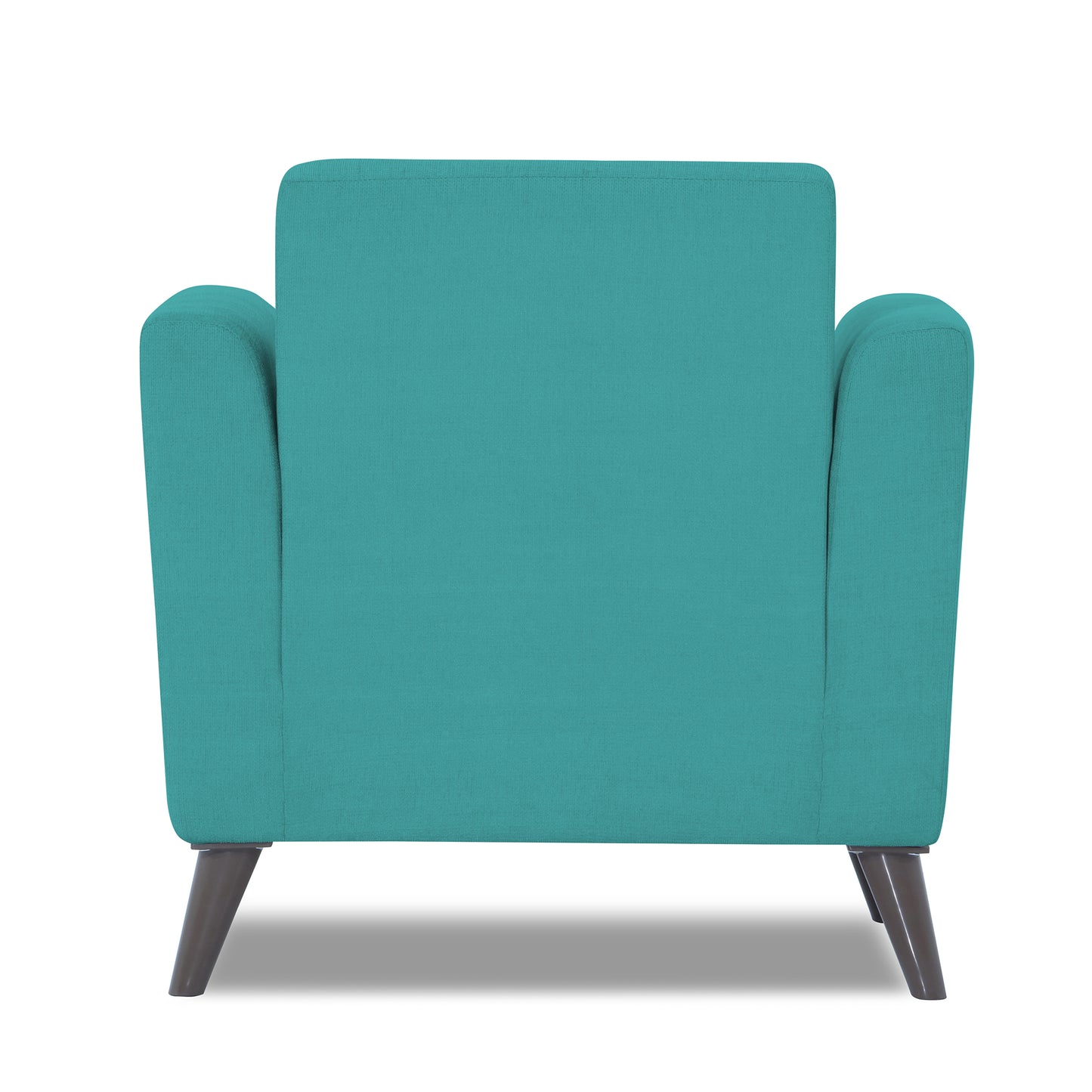 Adorn India Daniel 1 Seater Sofa (Aqua Blue) (3 Year Warranty)