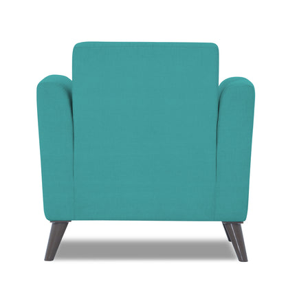 Adorn India Daniel 1 Seater Sofa (Aqua Blue) (3 Year Warranty)