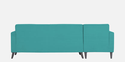Adorn India Chilly L Shape 6 Seater Sofa Set LHS (Aqua Blue) (3 Year Warranty)