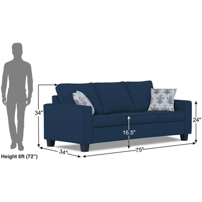 Adorn India Camden 3 Seater Sofa
