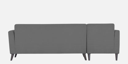 Adorn India Daniel L Shape 6 Seater Sofa Set LHS (Grey) (3 Year Warranty)