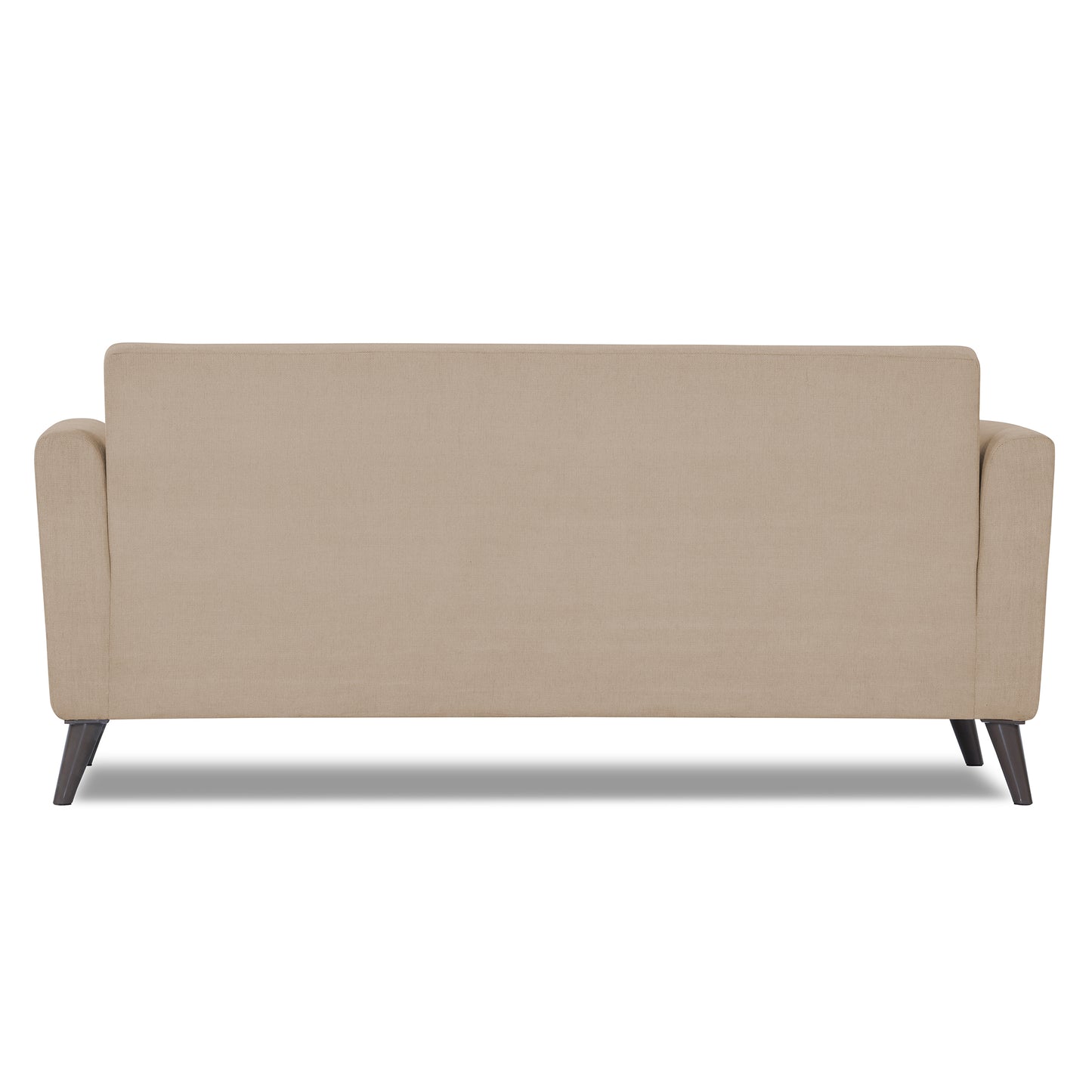 Adorn India Dannis 3 Seater Sofa (Beige) (3 Year Warranty)