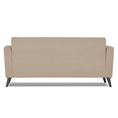 Adorn India Dannis 3 Seater Sofa (Beige) (3 Year Warranty)