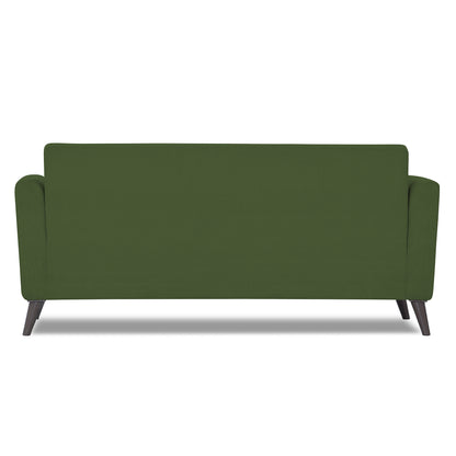 Adorn India Dannis 3 Seater Sofa (Green) (3 Year Warranty)