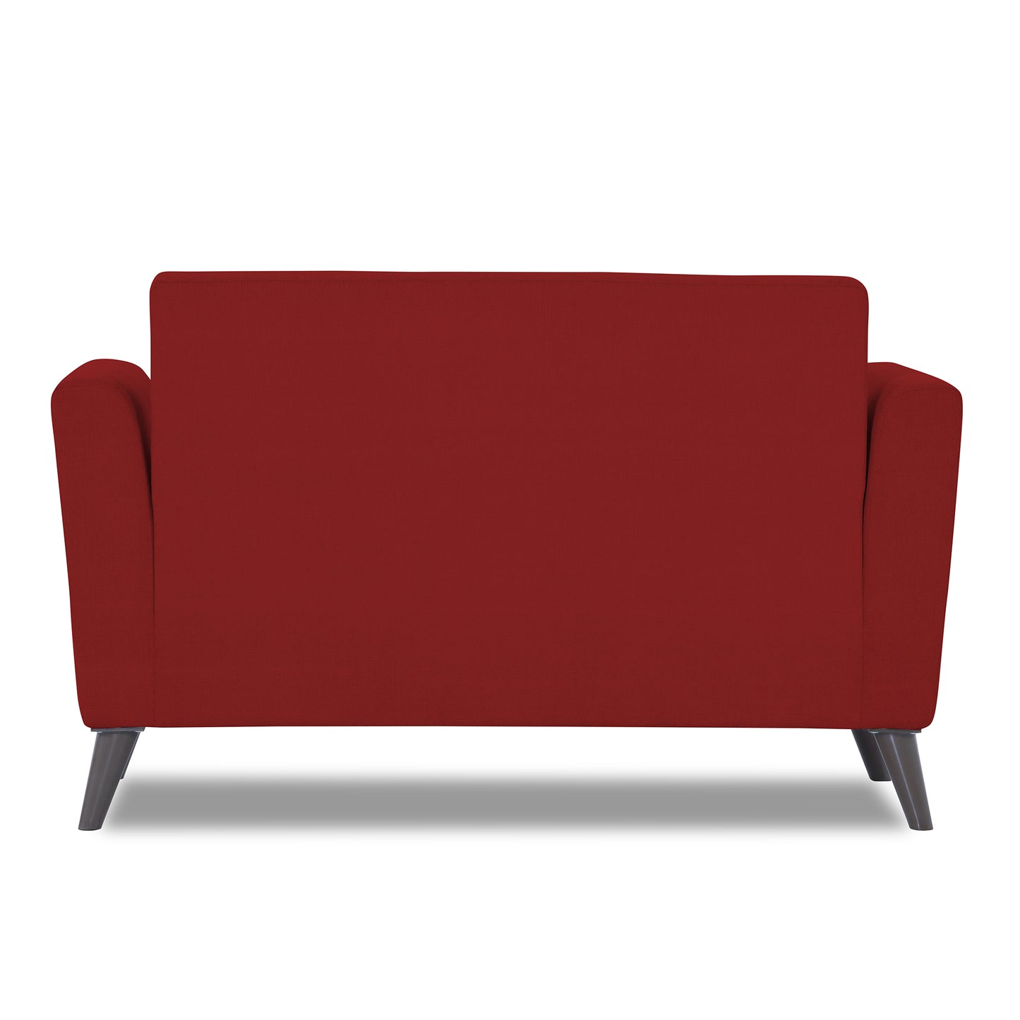 Adorn India Dannis 2 Seater Sofa (Red) (3 Year Warranty)