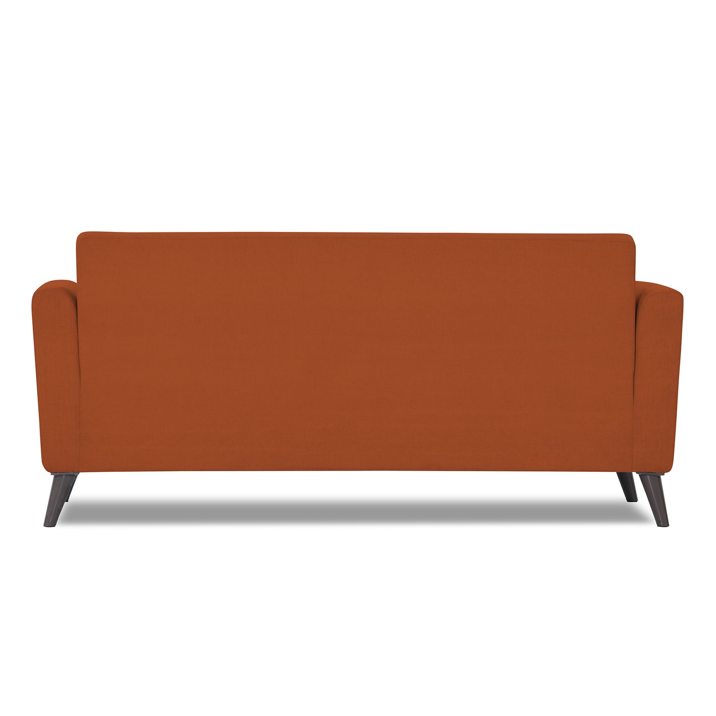 Adorn India Daniel 3 Seater Sofa (Rust) (3 Year Warranty)