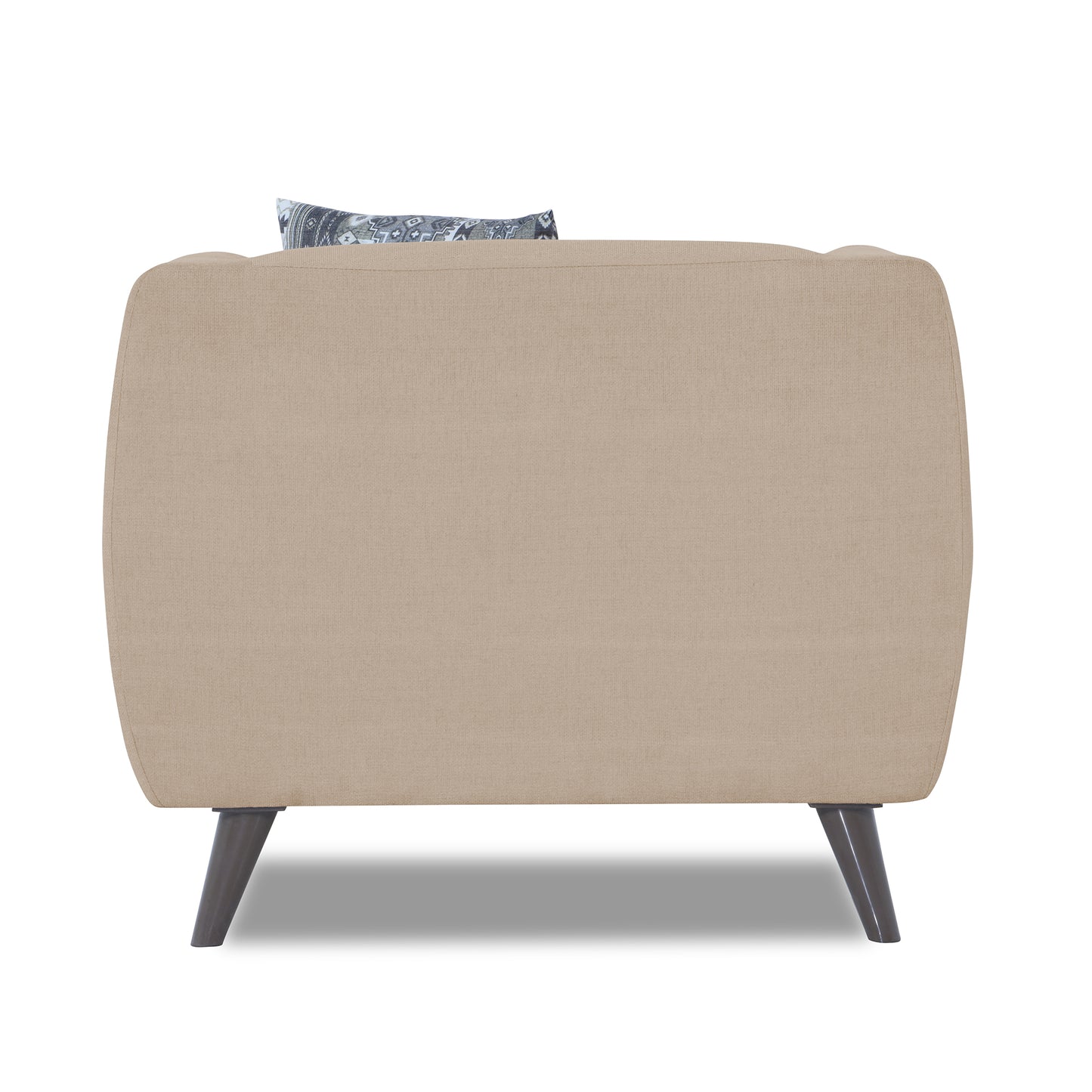 Adorn India Mason 1 Seater Sofa (Aqua Blue)