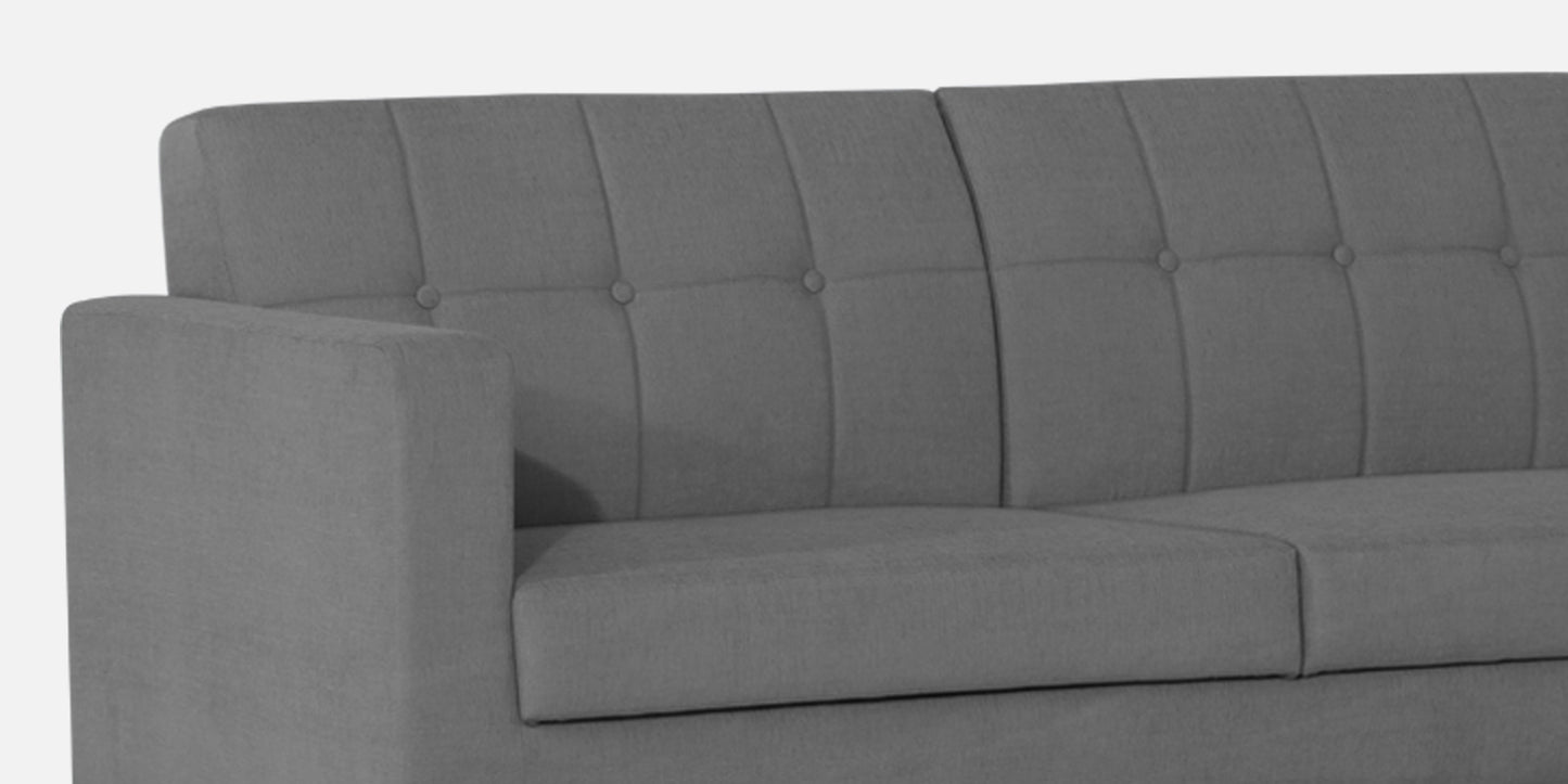 Adorn India Chilly L Shape 6 Seater Sofa Set RHS (Grey) (3 Year Warranty)