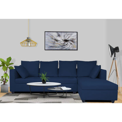 Adorn India Hallton Plain 2 Seater Sofa (Beige) (3 Year Warranty)