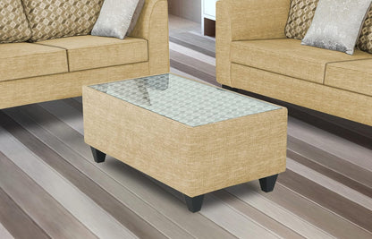 Adorn India Bricks (3 Years Warranty) Centre Table (Beige) Modern