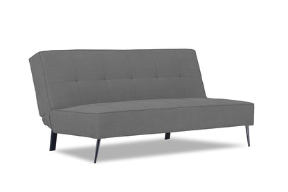 Adorn India Benjamin 3 Seater Sofa Cum Bed (Grey) (3 Year Warranty)