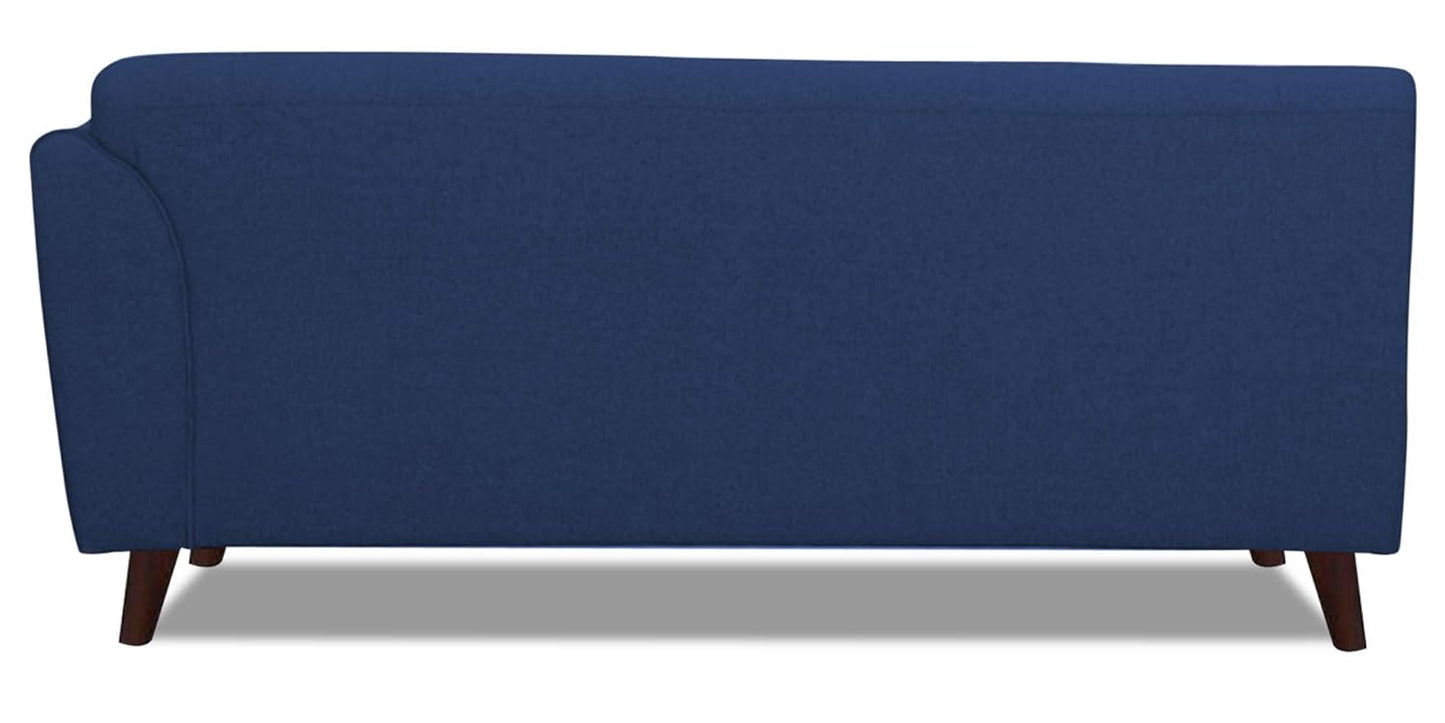 Adorn India (3 Years Warranty Leaf 6 Seater Corner Sofa (Blue) Left Hand Side
