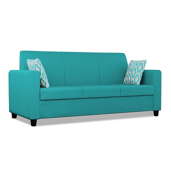 Adorn India Monteno 3-1-1 5 Seater Sofa Set (Aqua Blue) (3 Year Warranty)