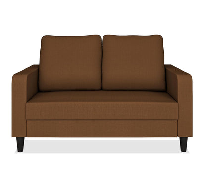 Adorn India Chandler Decent 2 Seater Sofa (Brown) (3 Year Warranty)