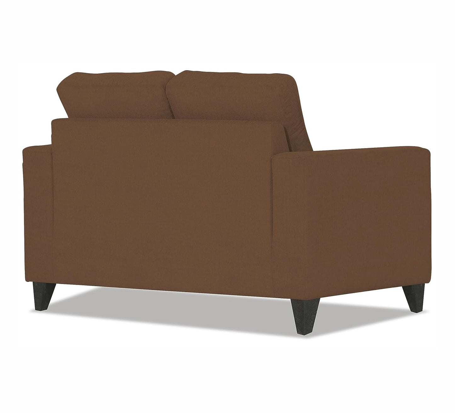 Adorn India Chandler Plus 2 Seater Sofa (Brown)