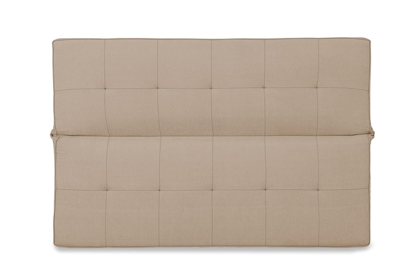 Adorn India Benjamin 3 Seater Sofa Cum Bed (Beige) (3 Year Warranty)