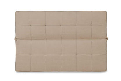 Adorn India Benjamin 3 Seater Sofa Cum Bed (Beige) (3 Year Warranty)