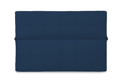 Adorn India Benjamin 3 Seater Sofa Cum Bed (Blue) (3 Year Warranty)