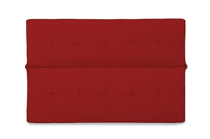 Adorn India Benjamin 3 Seater Sofa Cum Bed (Red) (3 Year Warranty)