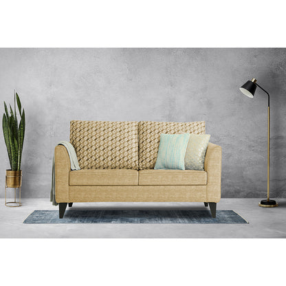 Adorn India Tornado Bricks 2 Seater Sofa (Beige)