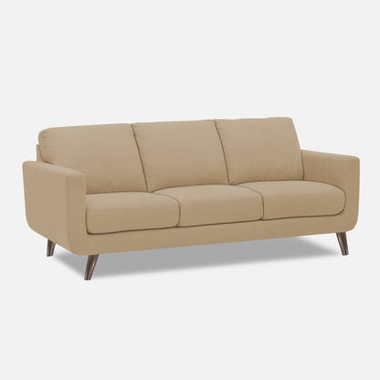 Adorn India Damian 3+2+1 6 Seater Sofa Set (Beige) (3 Year Warranty)