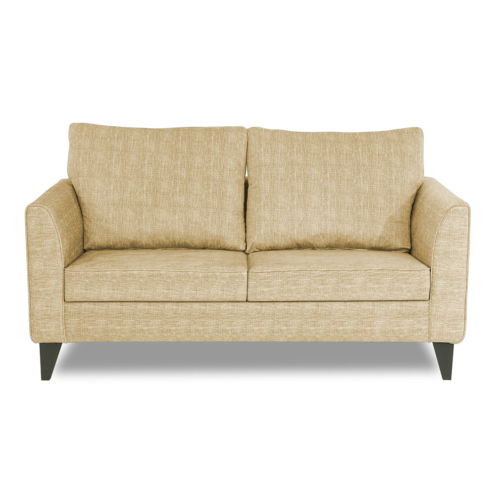Adorn India Enzo Decent 2 Seater Sofa (Beige)