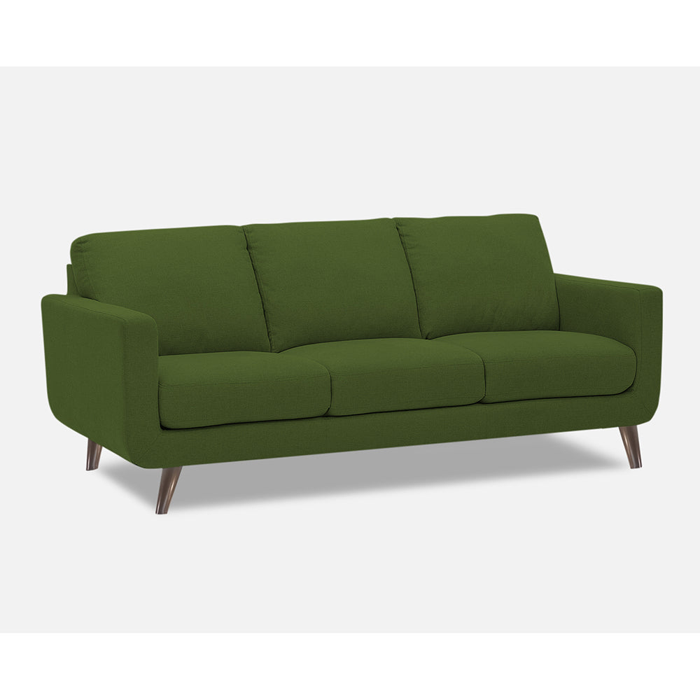 Adorn India Damian 3-1-1 5 Seater Sofa Set (Green)