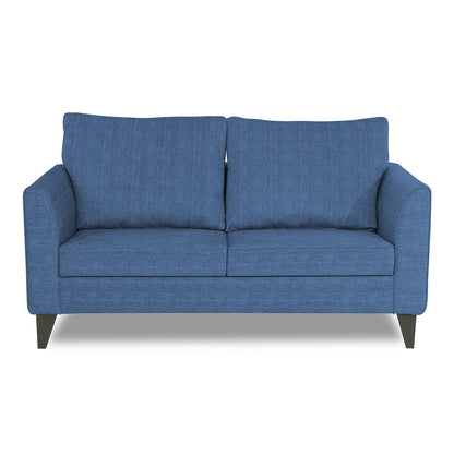 Adorn India Enzo Decent 2 Seater Sofa (Blue)