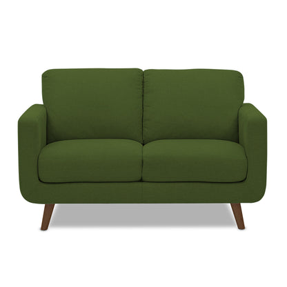 Adorn India Damian 2 Seater Sofa (Green) (3 Year Warranty)