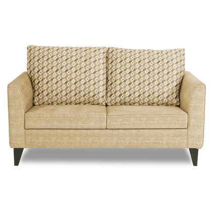 Adorn India Tornado Bricks 2 Seater Sofa (Beige)