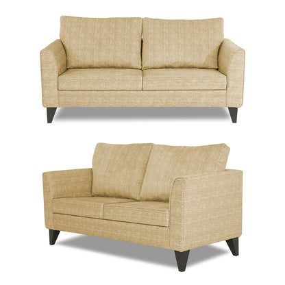 Adorn India Enzo Decent 3+2+1 6 Seater Sofa Set with Centre Table (Beige)