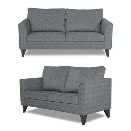 Adorn India Enzo Decent 3+2+1 6 Seater Sofa Set with Centre Table (Grey)