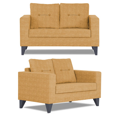 Adorn India Hallton Tufted 3-2-1 Six Seater Sofa Set (Beige) (3 Year Warranty)