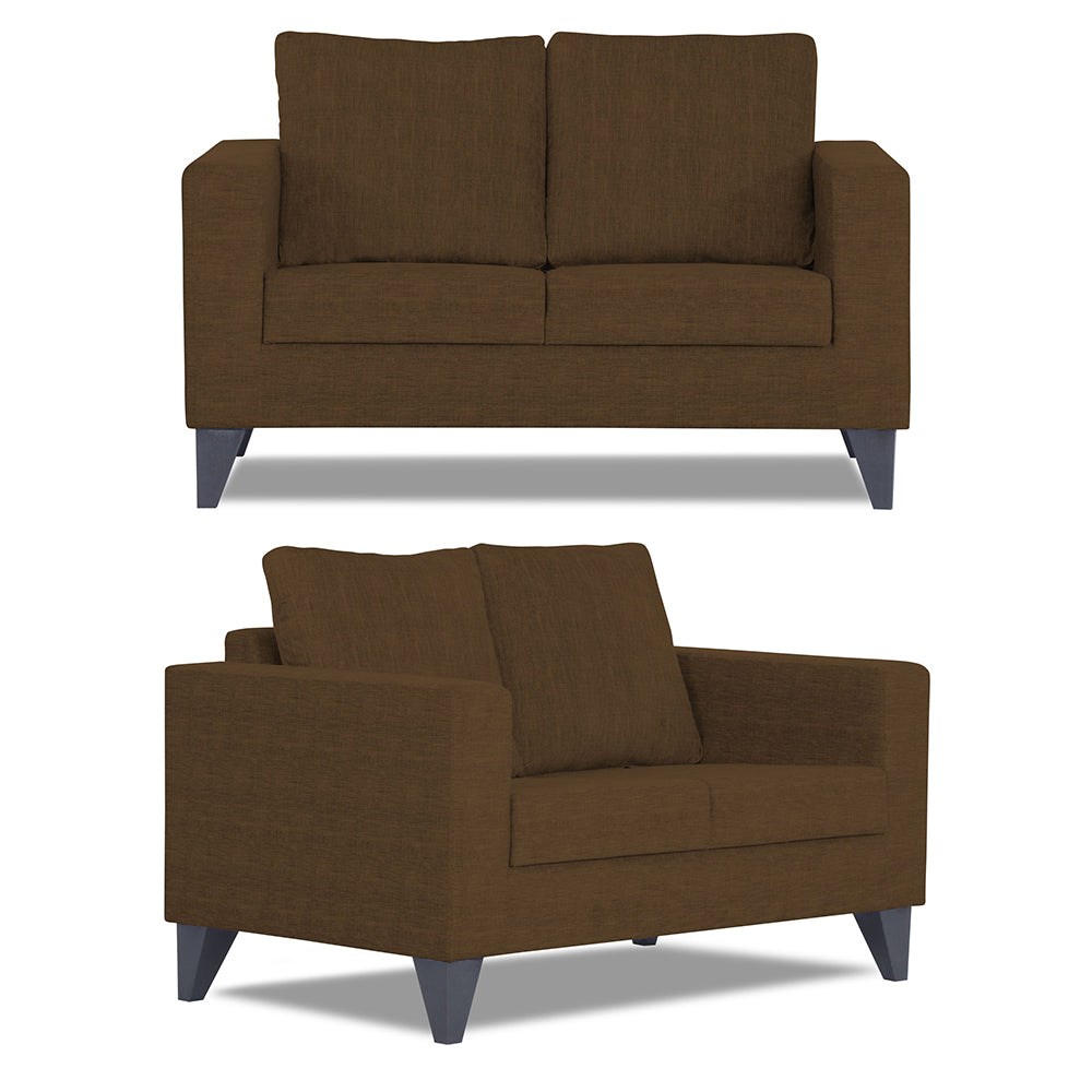 Adorn India Straight Line Plus Decent 3+2+1 6 Seater Sofa Set (Brown) (3 Year Warranty)