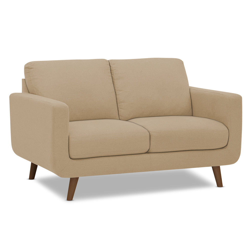 Adorn India Damian 3+2 5 Seater Sofa Set (Beige) (3 Year Warranty)