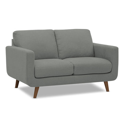 Adorn India Damian 3+2 5 Seater Sofa Set (Grey) (3 Year Warranty)