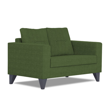 Adorn India Hallton Tufted 2 Seater Sofa (Green) (3 Year Warranty)