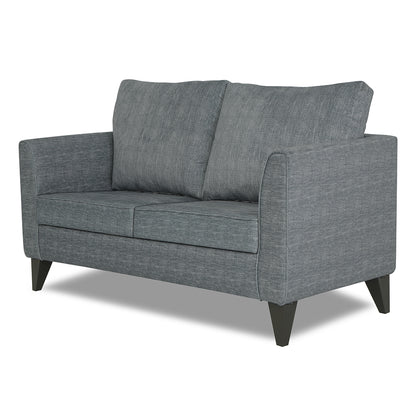 Adorn India Enzo Decent (3 Years Warranty) 2 Seater Sofa (Grey) Modern