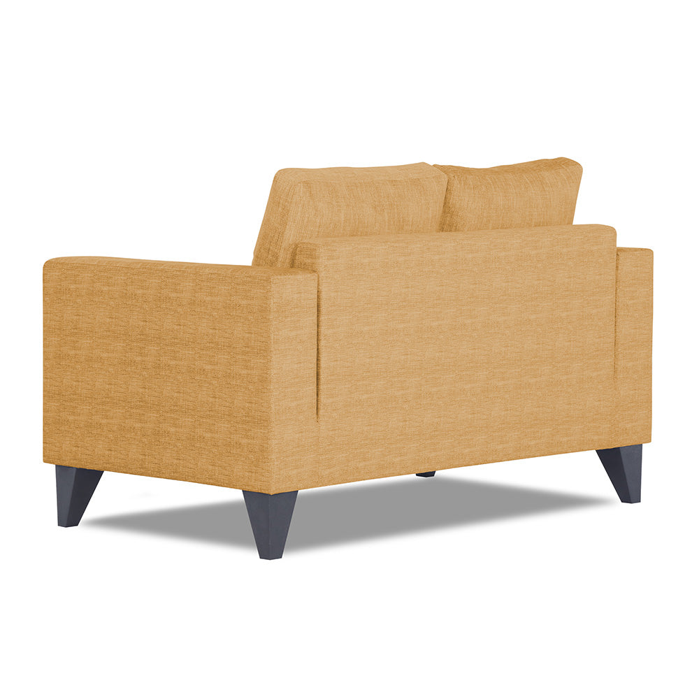 Adorn India Hallton Tufted 2 Seater Sofa (Beige) (3 Year Warranty)