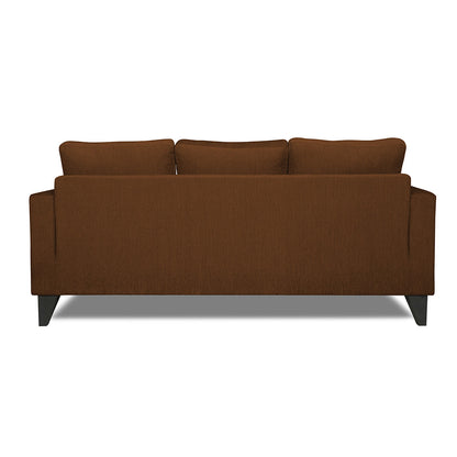 Adorn India Hallton L Shape 4 Seater Sofa Set Digital Print (Brown & Beige) (3 Year Warranty)