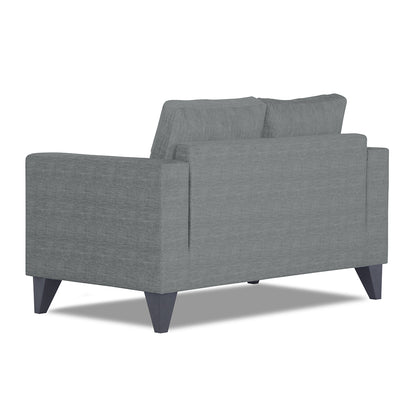 Adorn India Hallton Plain 2 Seater Sofa (Grey) (3 Year Warranty)