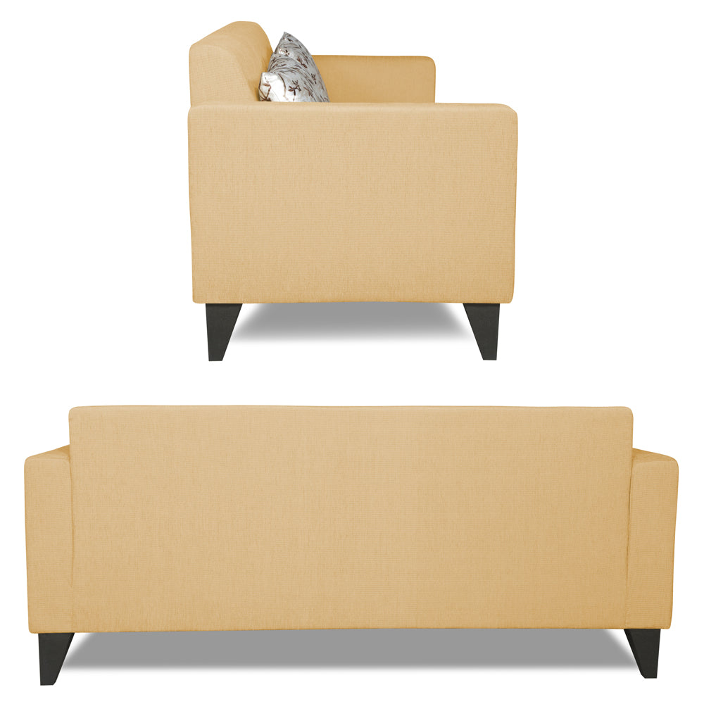 Adorn India Bladen 3-2 Five Seater Sofa Set (Beige)