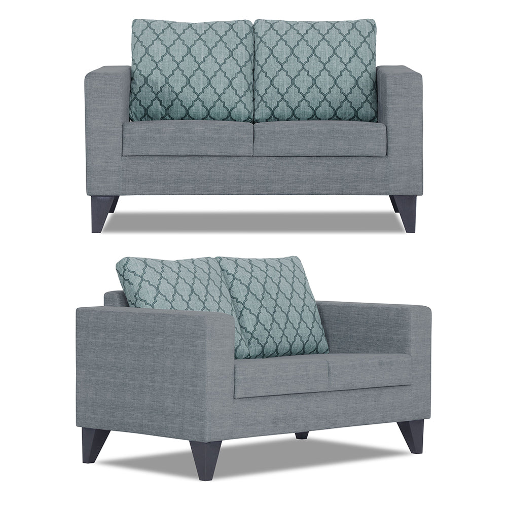 Adorn India Straight line Plus Blossom 3+2+1 6 Seater Sofa Set (Grey) (3 Year Warranty)