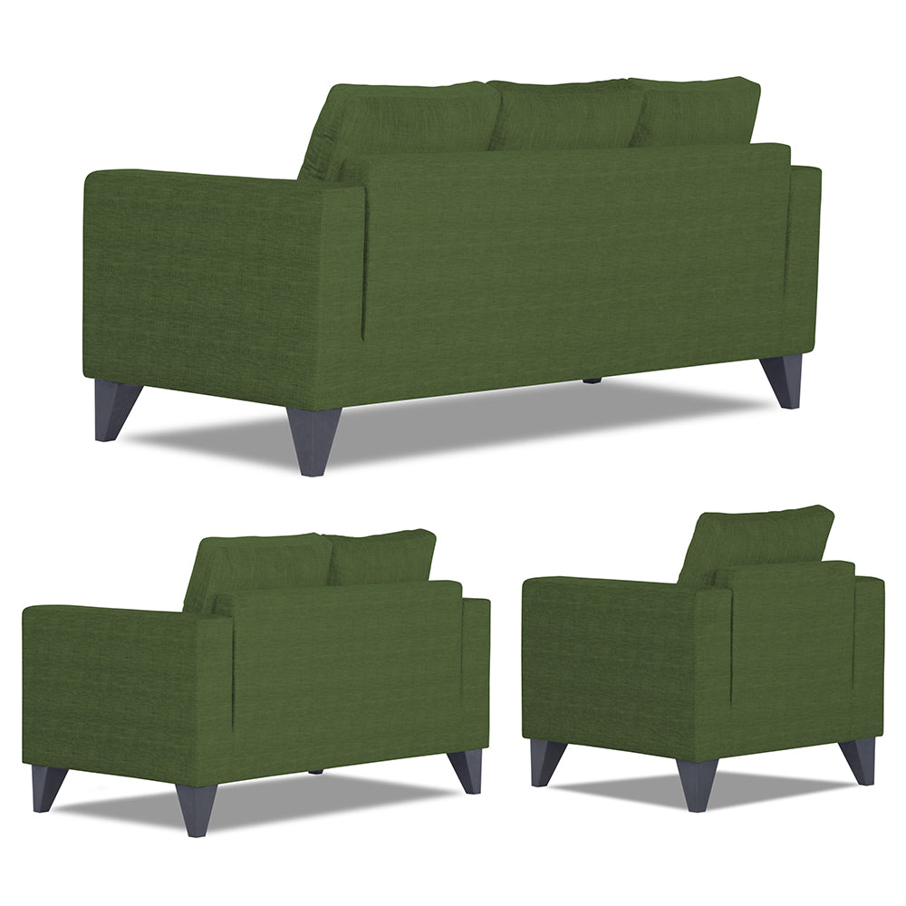 Adorn India Hallton Tufted 3+2+1 6 Seater Sofa Set (Green) (3 Year Warranty)