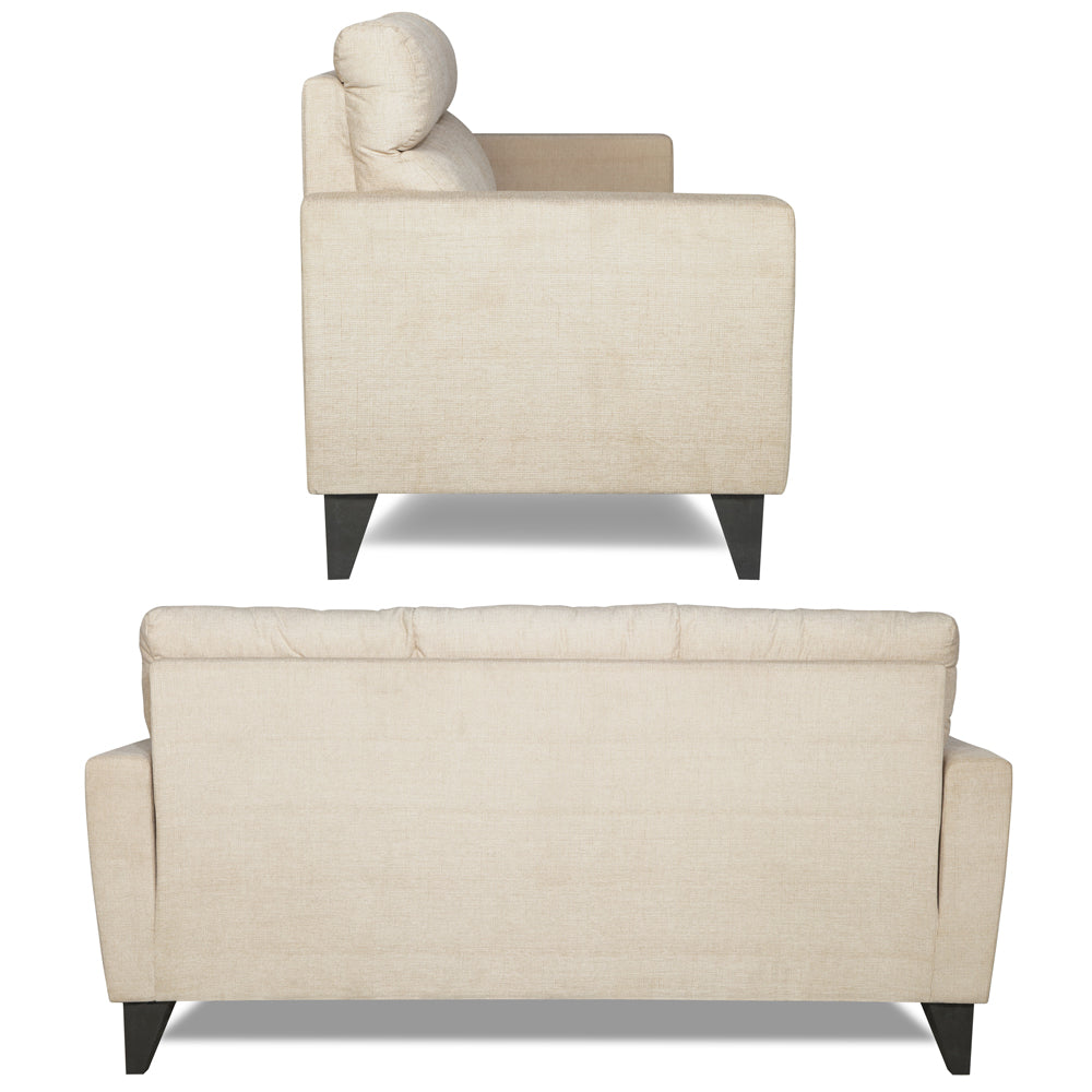 Adorn India Cardello 3-1-1 Five Seater Sofa Set(Beige) (3 Year Warranty)